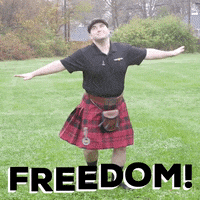 Freedom Ireland GIF by USA Kilts