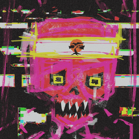 Karate Kid Glitch Art GIF