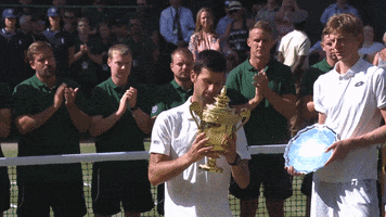 happy winner GIF by Wimbledon