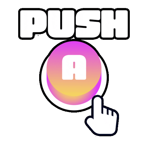 Click Black Neon Sticker by Blackneon studio