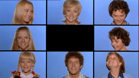 Image result for brady bunch gif