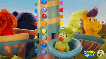 Merry Go Round Spinning GIF by PBS KIDS