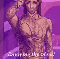 Enjoying Eye Candy GIF