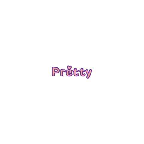 Pretty Sticker
