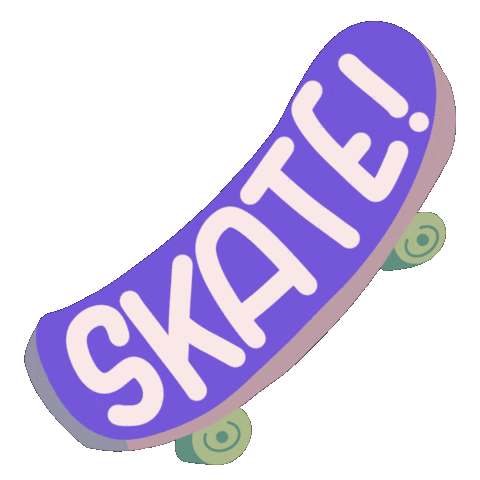 Skate Skating Sticker by Demic