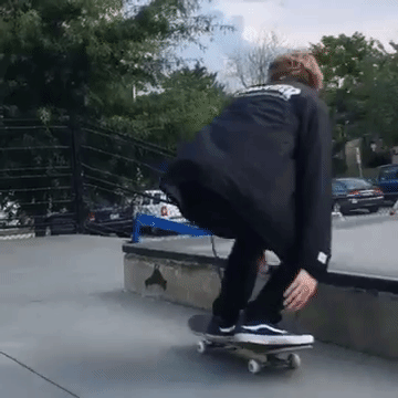skateboarding hands down GIF