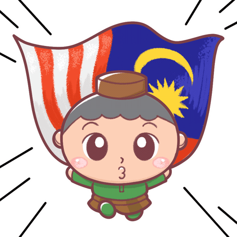 Merdeka Malaysiaday Sticker by Bear Boss Buddies