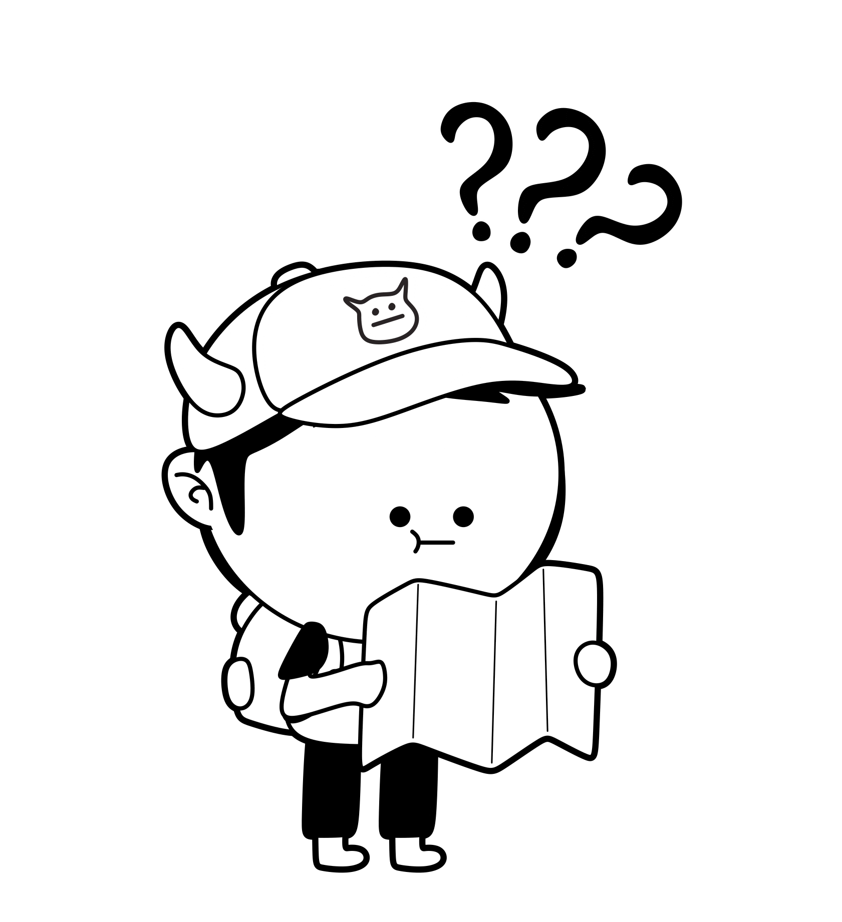 Confused Travel Sticker