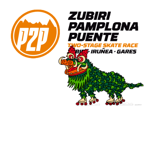 p2pskaterace Sticker