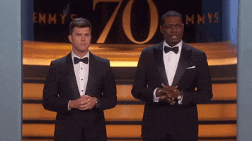 Colin Jost Comedians GIF by Emmys