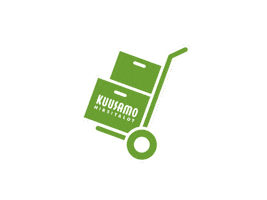 Delivering Sticker by Kuusamo Hirsitalot Oy