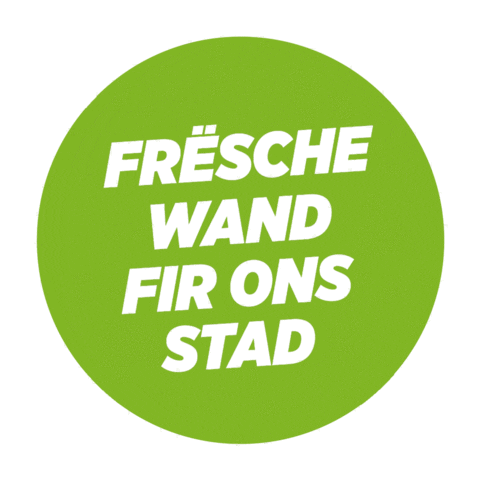 Déi Gréng Sticker