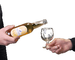 Pouring Happy Hour Sticker by Pairdry