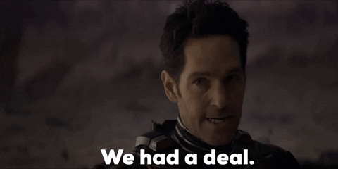 Paul Rudd Deal GIF by Leroy Patterson - Find & Share on GIPHY
