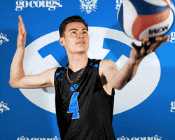 Sport Serve GIF by BYU Cougars