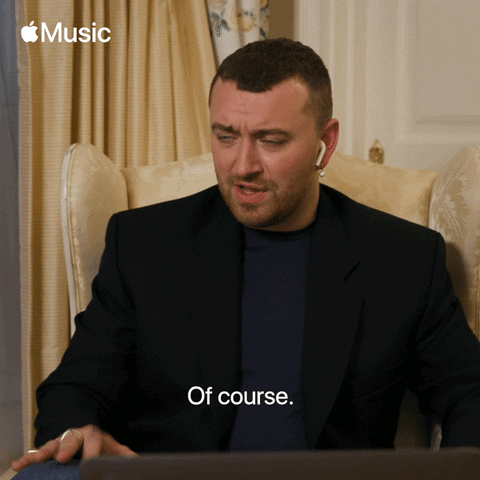 Agreeing Sam Smith GIF by Apple Music