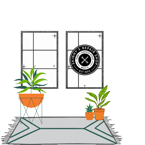 Skinny's Repair Shop Sticker