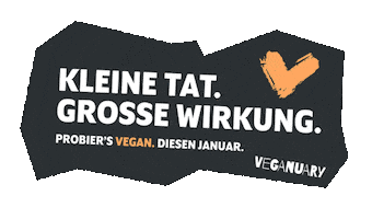 Veganuary Tierschutz Sticker by vegan.ch