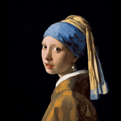 Girl With A Pearl Earring Art GIF by Capital.com