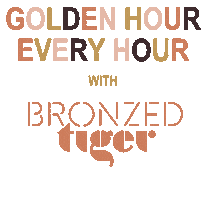 Tanning Nourish Sticker by Bronzed Tiger