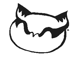Black Cat Schwarz Sticker