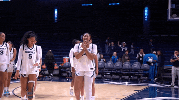 Xavier University Win GIF by Xavier Women's Basketball