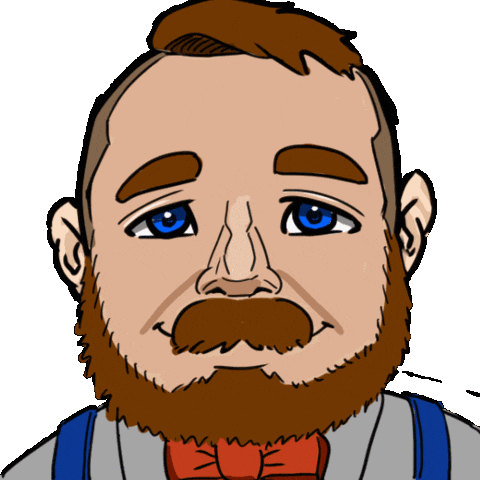 Beard Brows Sticker