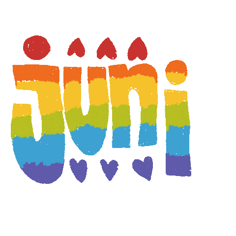 Rainbow June Sticker by Annibodesign