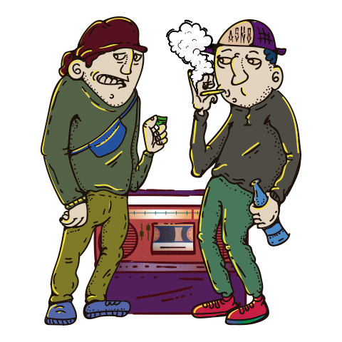 Chilling Sticker