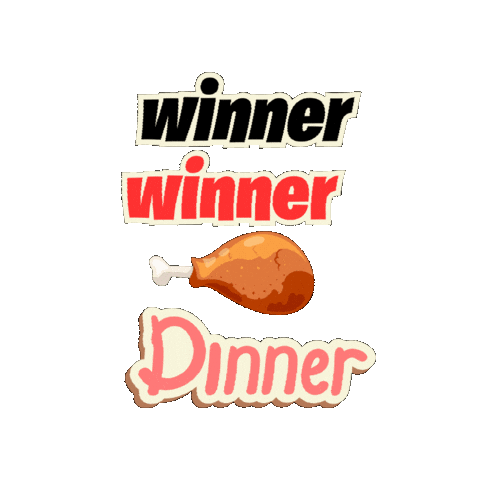 Winner Winner Win Sticker