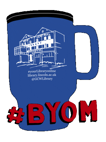 Illustration Mug Sticker by University of Lincoln Library