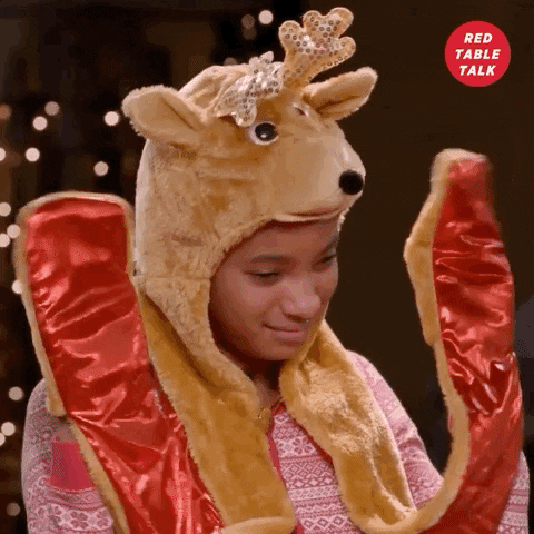 Willow Smith Christmas GIF by Red Table Talk