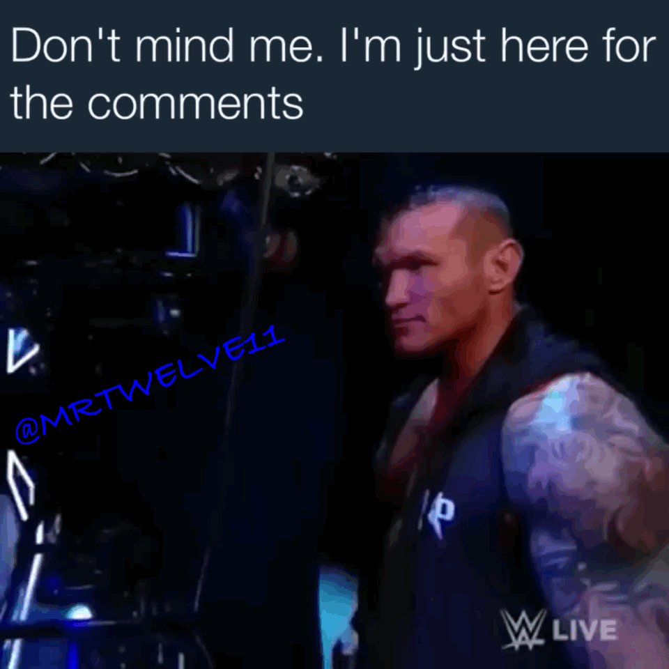 Randy Orton Comments GIF