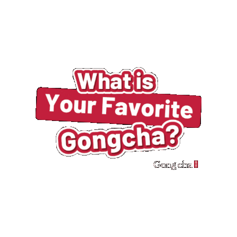 공차 Sticker by gongcha_korea