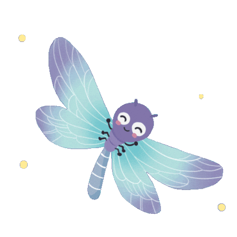 Dragonfly Poli Sticker by Anak Rimba Books