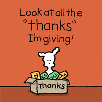 Give Thanks Happy Thanksgiving GIF by Chippy the Dog