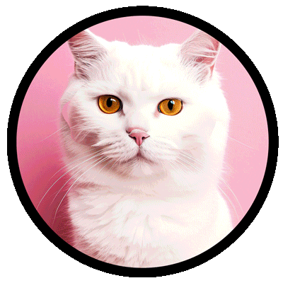 Cat Sticker by Aboca Italia