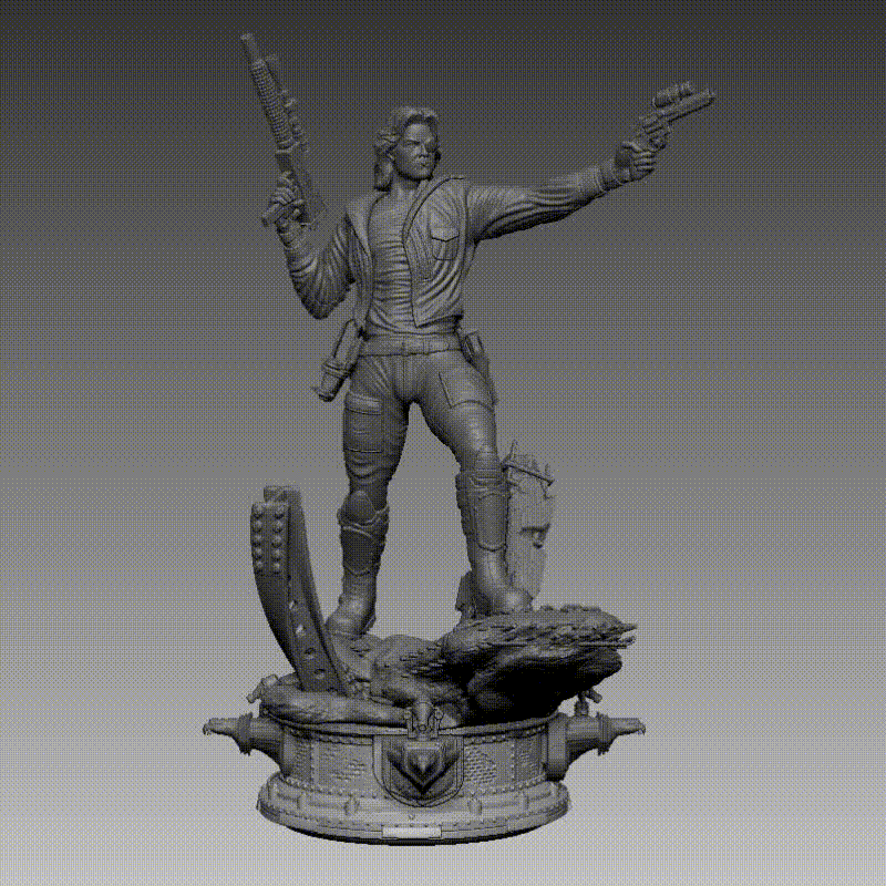 Sculpting Escape From New York GIF