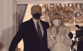 Joe Biden Mask GIF by NBC