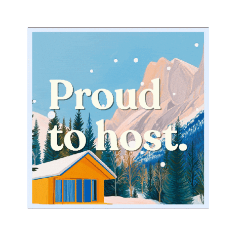 International Travel Mountains Sticker by HomeExchangeCom