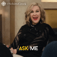 Ask Away Schitts Creek GIF by CBC