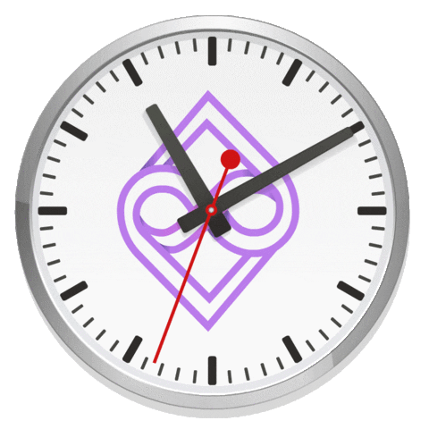 Time Clock Sticker by Aidana Akhmetzhan