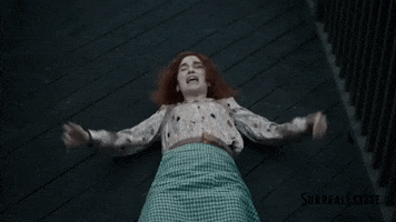 Shaking Melanie Scrofano GIF by Blue Ice Pictures