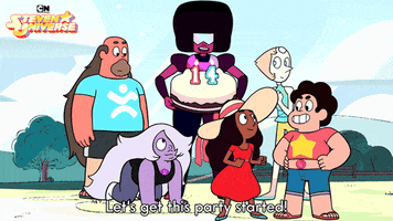 Steven Universe Party GIF by Cartoon Network