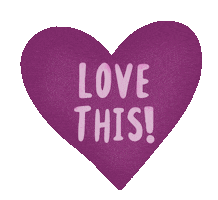 I Love This Hearts Sticker
