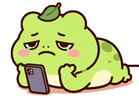 Shocked Excuse Me Sticker