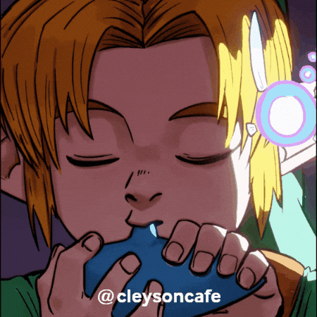 Link Flute GIF