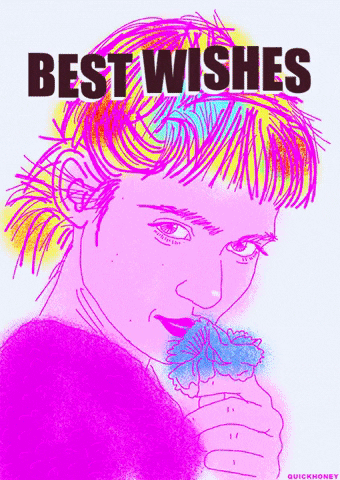 Best Wishes Portrait GIF by PEEKASSO