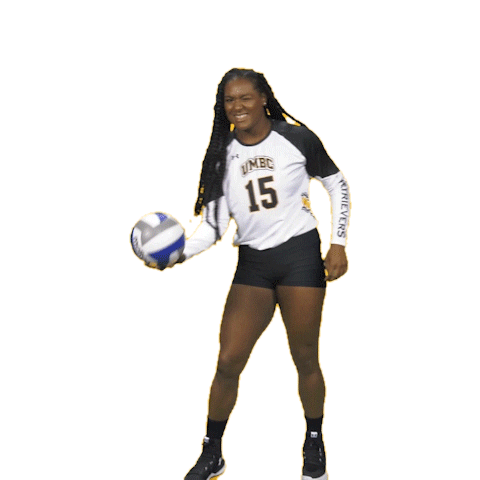 Umbc Volleyball Sticker