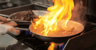 fire cooking GIF by Yevbel